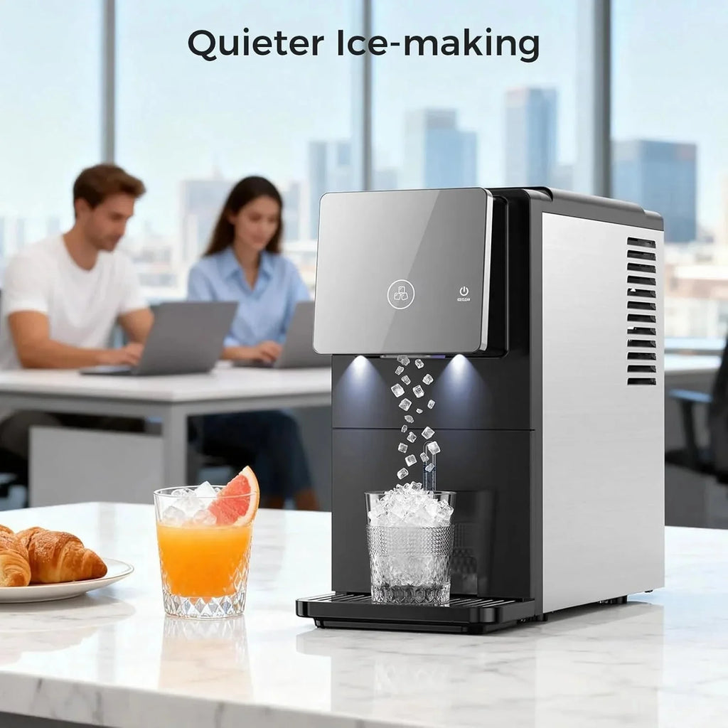 Kismile 33lbs Countertop Nugget Ice Maker 58015RIM0-BLACK